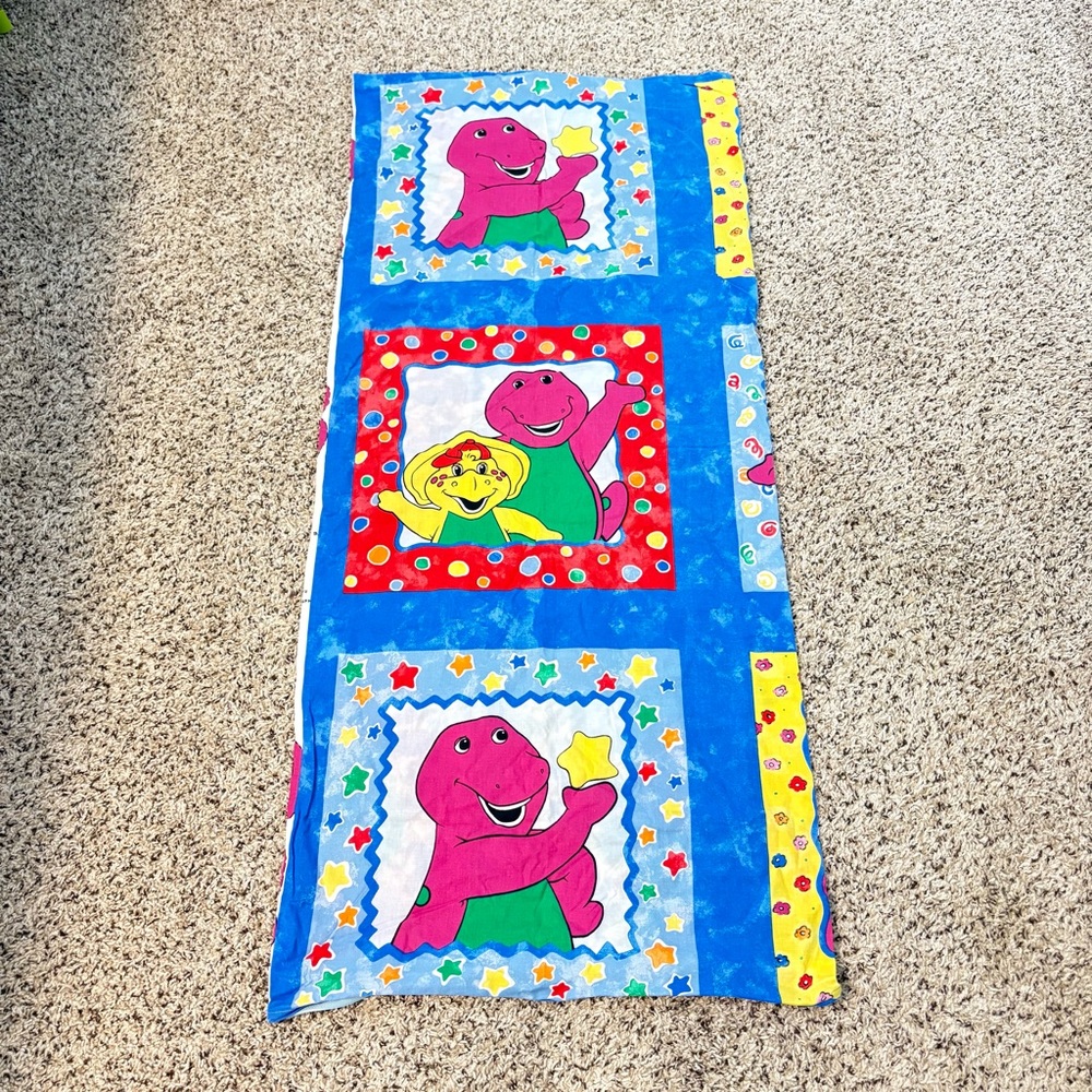 Barney Vintage 90s Sewing Fabric